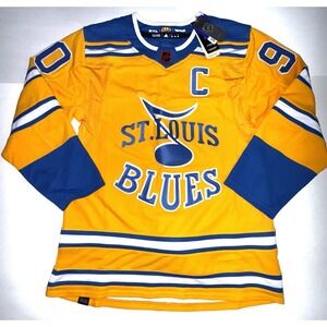 Adidas St. Louis Blues Ryan O'Reilly Reverse Retro NHL Jersey 46 $240